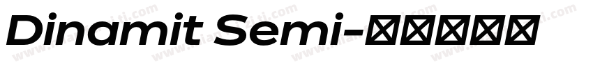 Dinamit Semi字体转换
